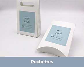 Impression packaging pochettes à rabats et soufflets