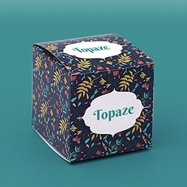 Impression packaging boite épicerie fine cube