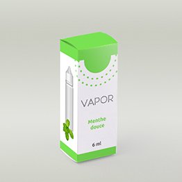 Impression packaging boite rectangulaire emballage e-cigarette