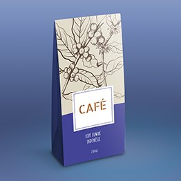Impression packaging thé/café boite soufflet