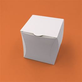 Impression packaging cube incurvées
