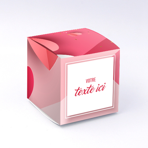 Packaging Boite cube Douceur personnalisable