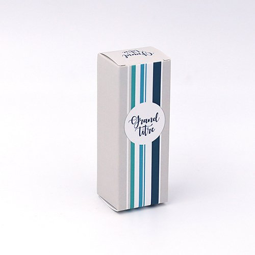 Packaging Boite rectangulaire Basque bleu personnalisable