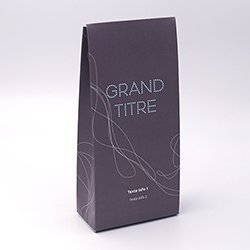 Packaging à soufflet Filaire marron personnalisable 9x19,1x4,4cm