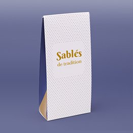 Impression packaging boite à gateaux soufflet