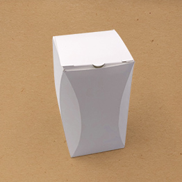 Impression packaging boite arêtes incurvées écologique