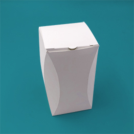 Impression packaging rectangle incurvées