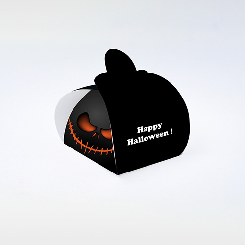 Packaging Boite demi lune Etrange Halloween personnalisable
