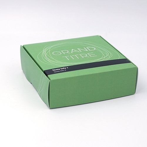 Packaging Boite coffret carton Filaire vert personnalisable