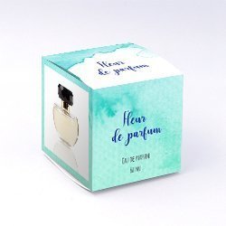 Boite cube Emballage parfum cube carton personnalisable 6x6x6cm