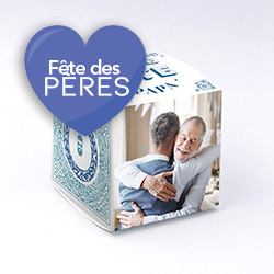 Boite cube Hipster personnalisable 6x6x6cm