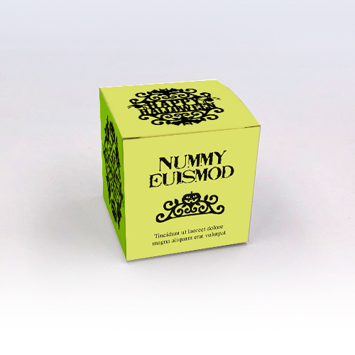 Packaging Boite cube Maison hanté personnalisable