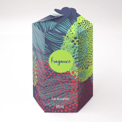 Packaging Boite pétales hexagonale Flacon personnalisable