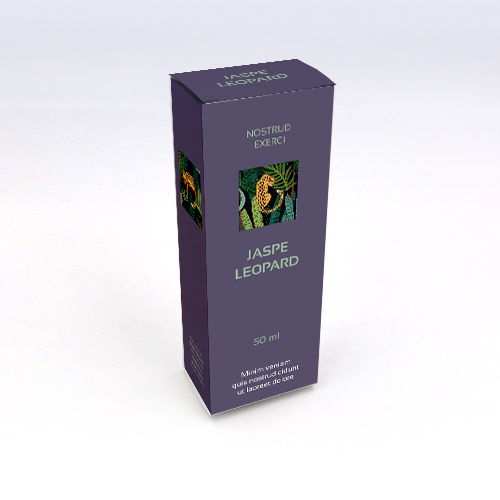 Packaging Boite rectangulaire Léopard personnalisable
