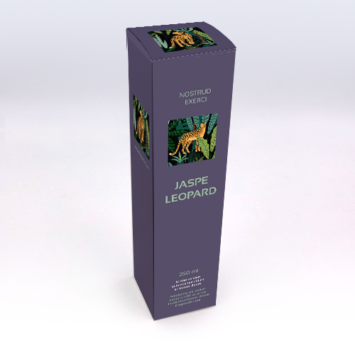 Packaging Boite rectangulaire Léopard personnalisable