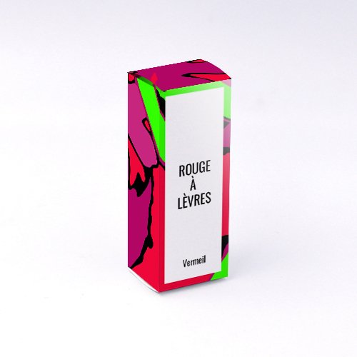 Packaging Boite rectangulaire Rouge à lèvres rouge personnalisable