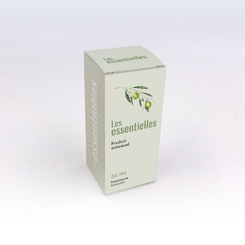 Packaging Boite rectangulaire Typo personnalisable