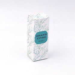 Boite rectangulaire Vegetal vert personnalisable 3x2,5x8cm