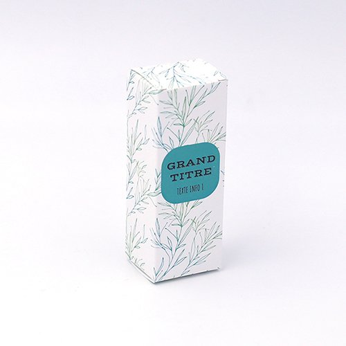 Packaging Boite rectangulaire Vegetal vert personnalisable