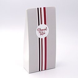 Packaging à soufflet Basque rouge personnalisable 9x19,1x4,4cm