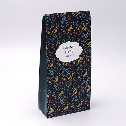 Packaging Packaging à soufflet Floral vert anglais personnalisable