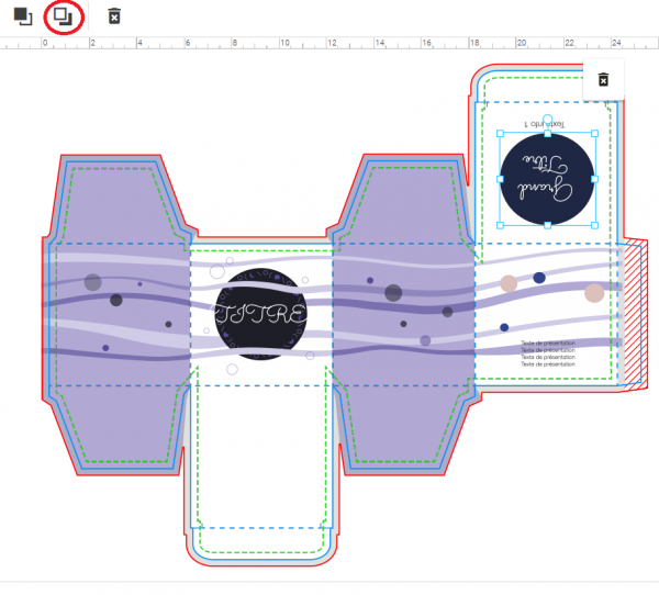 vérifier formes et couleurs de votre packaging