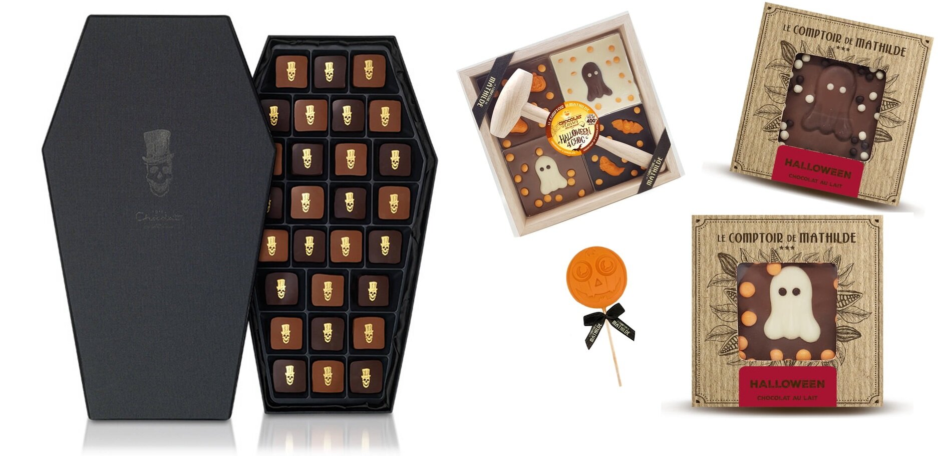 packaging chocolat halloween