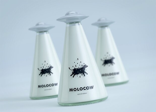 J'adore leur cocktail packaging lait molocow