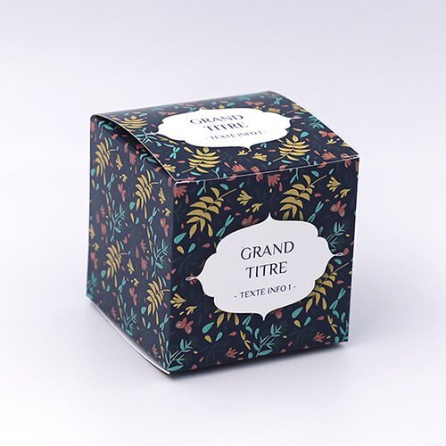 packaging savon cube