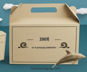 Zoom sur le packaging minimaliste