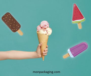 Des packagings joyeux et colorés pour vos glaces maison !