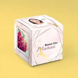 packaging boîte cube fête des mères