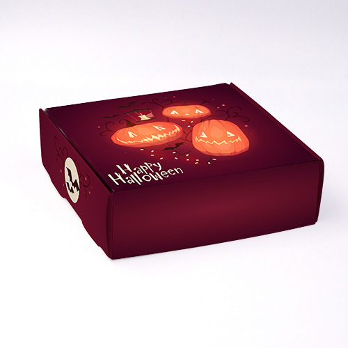 Boîte coffret Lanterne, packaging Halloween