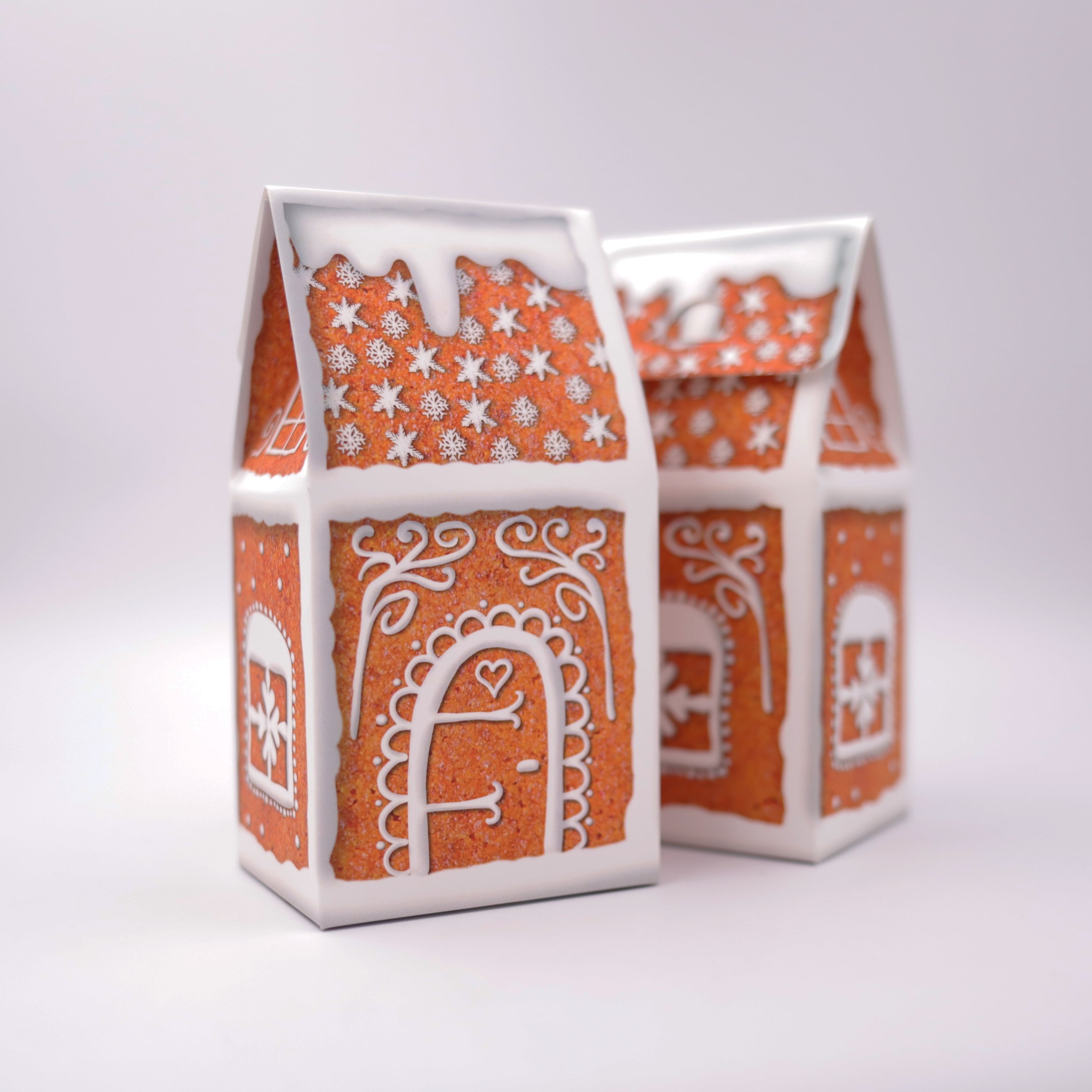 Boîtes maison en pain d 'épice