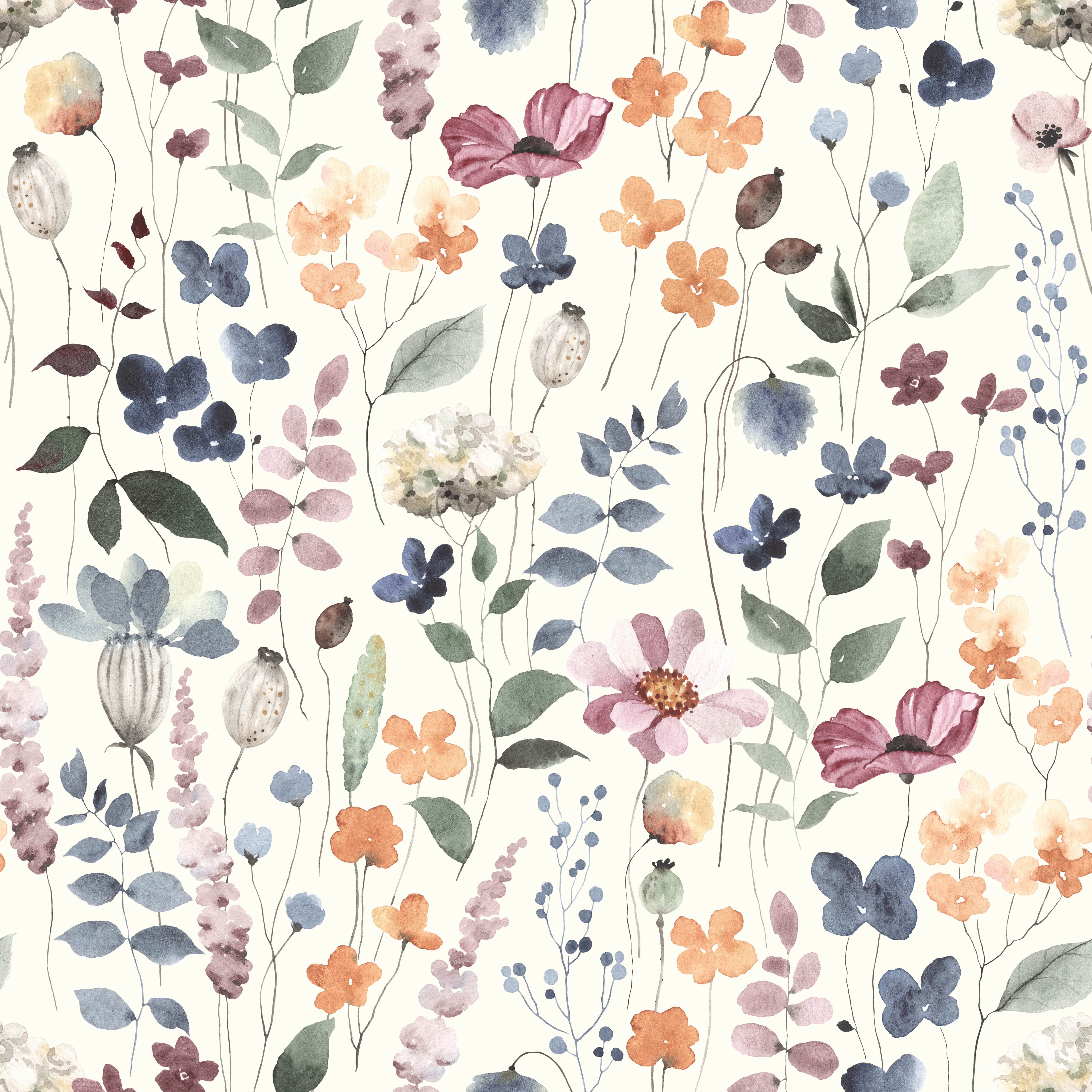 Motif packaging printemps fleurs